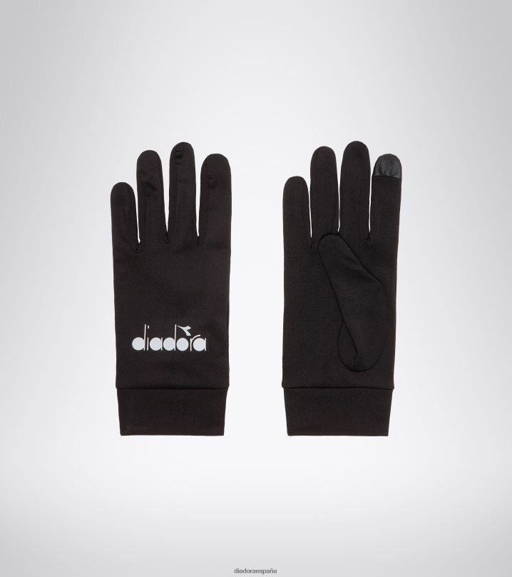guantes de invierno al tacto 8T8H4Z454 pirata negro 1 hombres Diadora accesorios