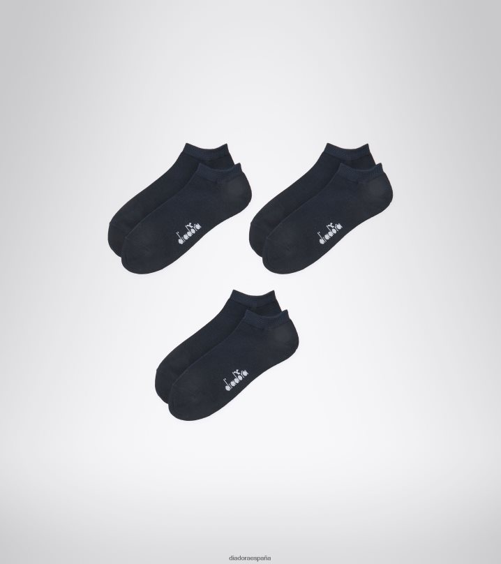 Pack de 3 calcetines u.invisibles 8T8H4Z532 Armada hombres Diadora accesorios