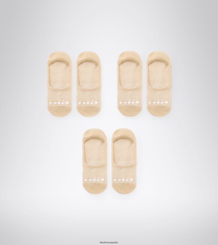 Pack de 3 pares de calcetines u.ghost 8T8H4Z529 concha de arena hombres Diadora accesorios