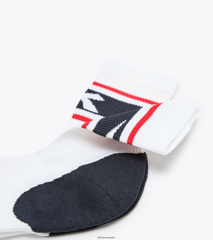 medias 8T8H4Z497 blanco óptico hombres Diadora accesorios