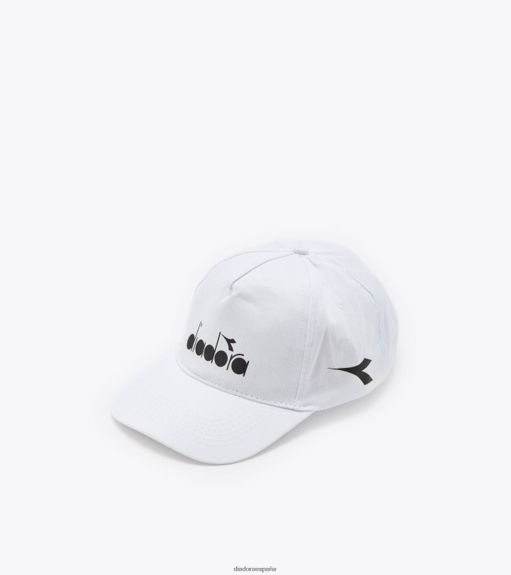 campamento cappellino. italiano 23 8T8H4Z489 blanco óptico hombres Diadora accesorios