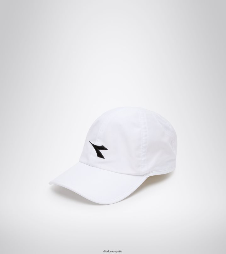 gorra ajustable 8T8H4Z445 blanco negro hombres Diadora accesorios