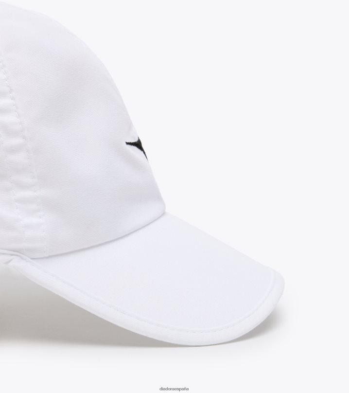 gorra ajustable 8T8H4Z445 blanco negro hombres Diadora accesorios