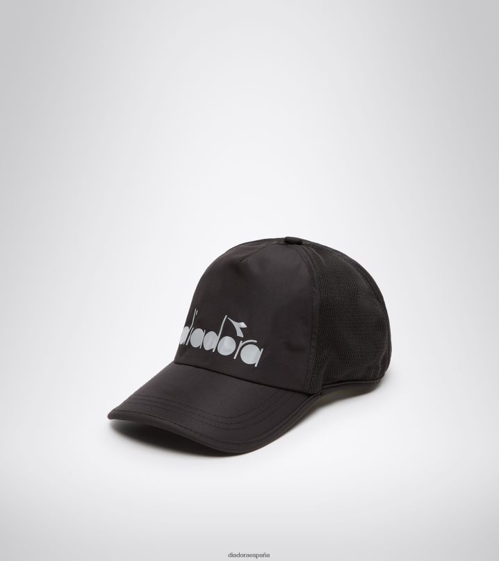 gorra para correr 8T8H4Z491 pirata negro 1 hombres Diadora accesorios