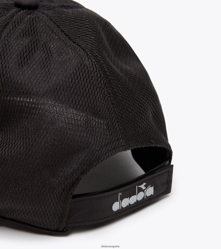 gorra para correr 8T8H4Z491 pirata negro 1 hombres Diadora accesorios