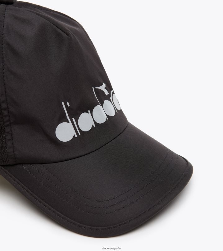 gorra para correr 8T8H4Z491 pirata negro 1 hombres Diadora accesorios