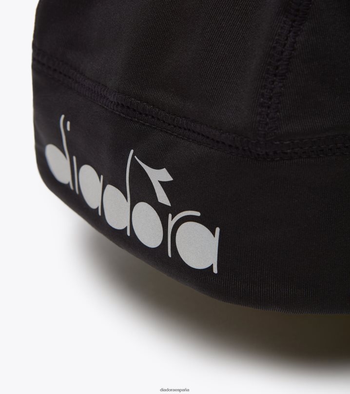 gorro de invierno logo reflectante 8T8H4Z487 pirata negro 1 hombres Diadora accesorios