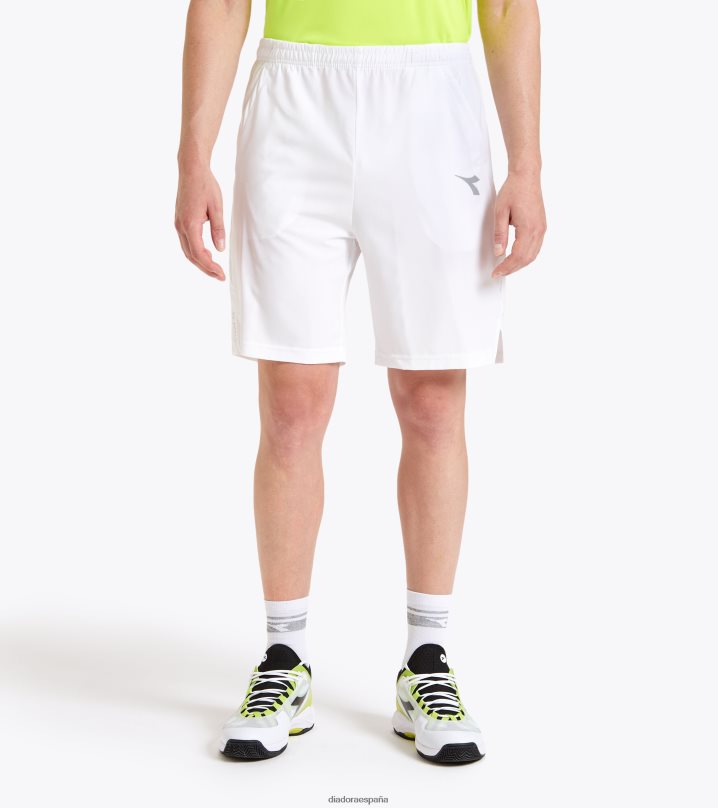 cancha corta 8T8H4Z432 blanco óptico hombres Diadora vestir