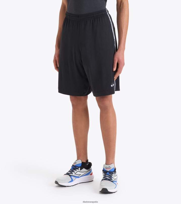 las bermudas sean una 8T8H4Z372 negro hombres Diadora vestir