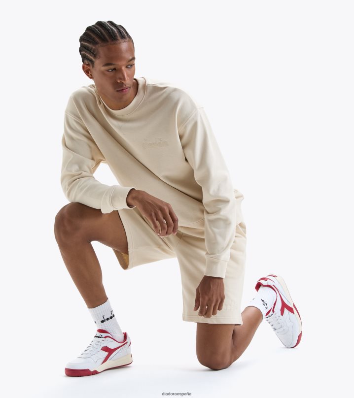 logotipo de bermuda spw 8T8H4Z325 cisne blanco hombres Diadora vestir