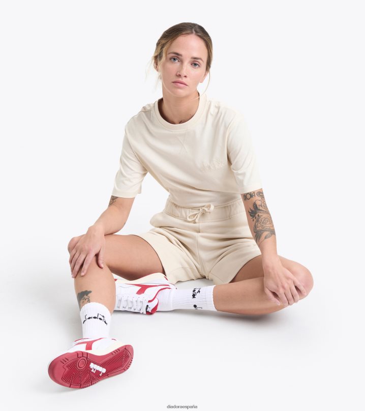 logotipo de bermuda spw 8T8H4Z325 cisne blanco hombres Diadora vestir