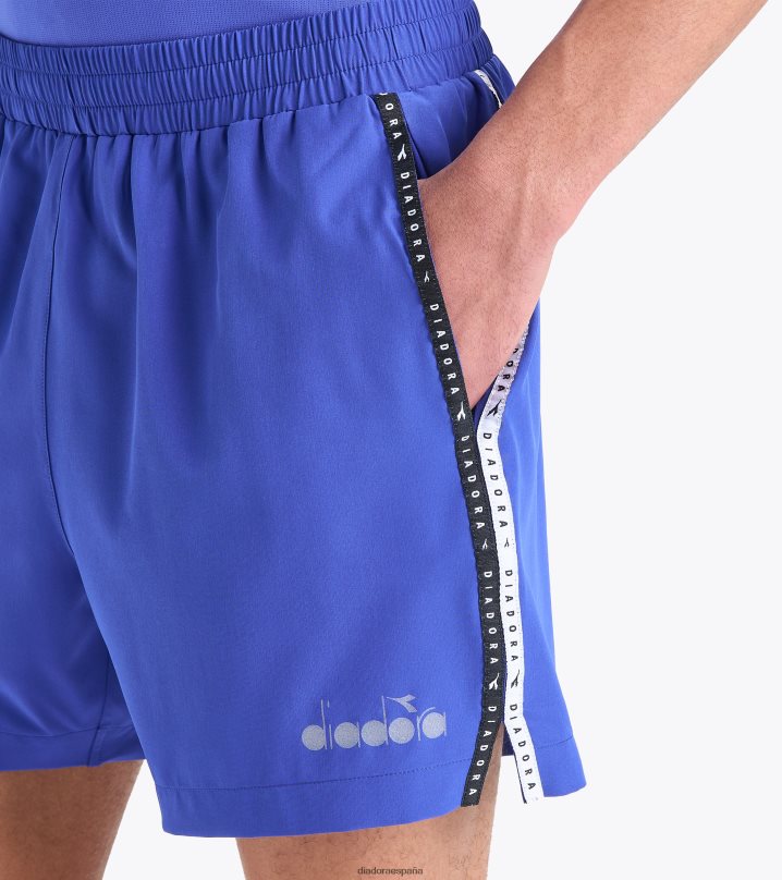 shorts de microfibra 12,5 cm 8T8H4Z362 azul imperial hombres Diadora vestir