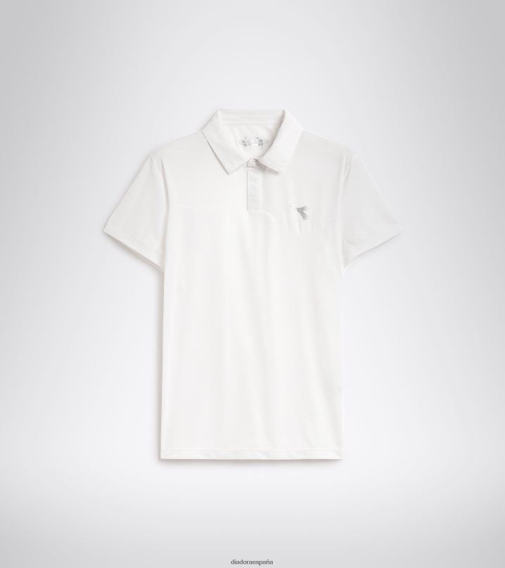cancha de polo 8T8H4Z422 blanco óptico hombres Diadora vestir