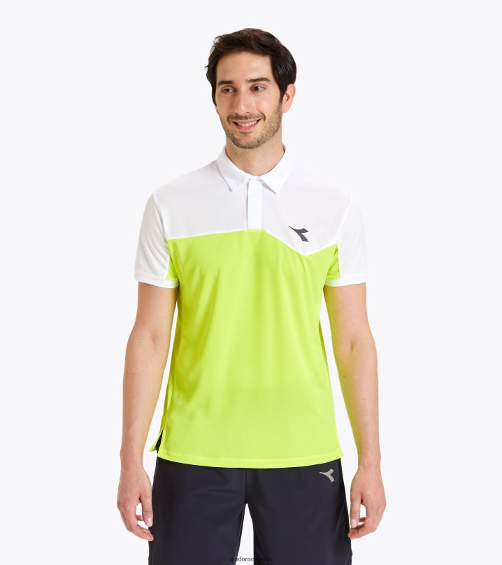 cancha de polo 8T8H4Z426 amarillo fluo dd hombres Diadora vestir