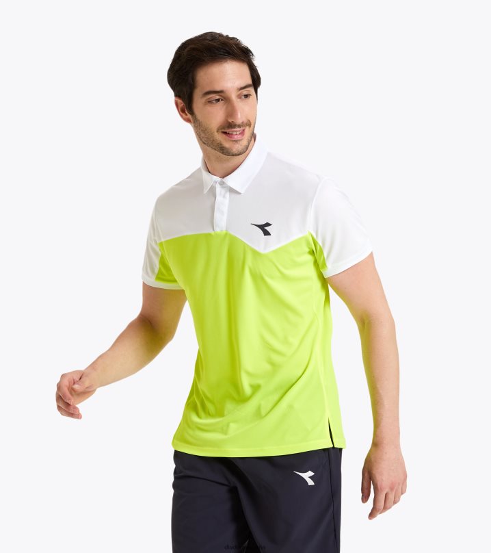 cancha de polo 8T8H4Z426 amarillo fluo dd hombres Diadora vestir