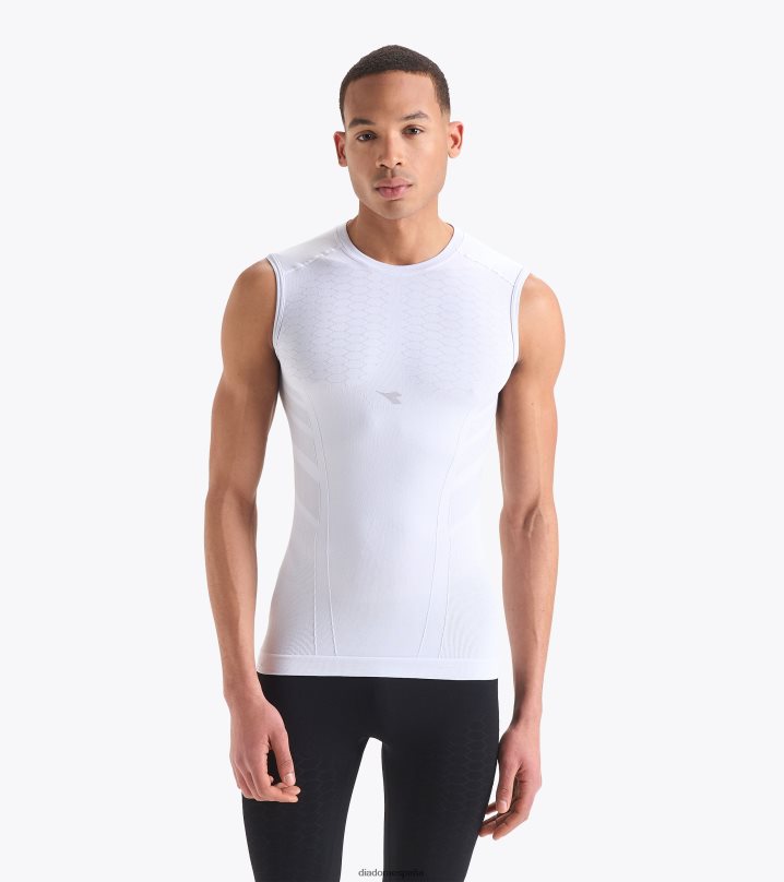 acto de camiseta sl 8T8H4Z428 blanco óptico hombres Diadora vestir