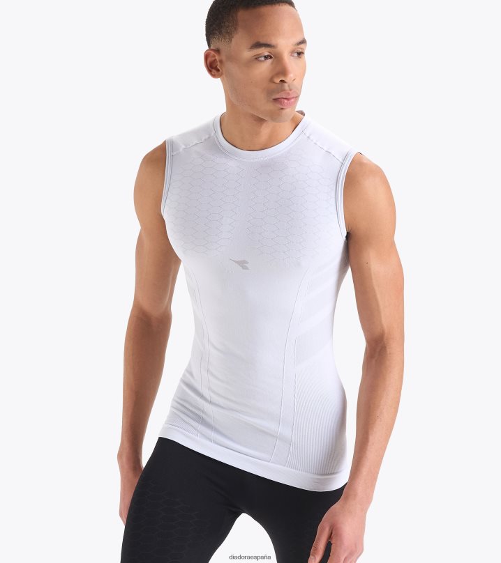 acto de camiseta sl 8T8H4Z428 blanco óptico hombres Diadora vestir