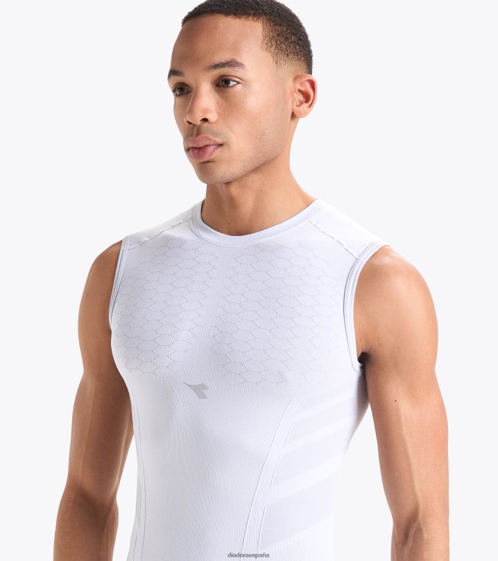 acto de camiseta sl 8T8H4Z428 blanco óptico hombres Diadora vestir