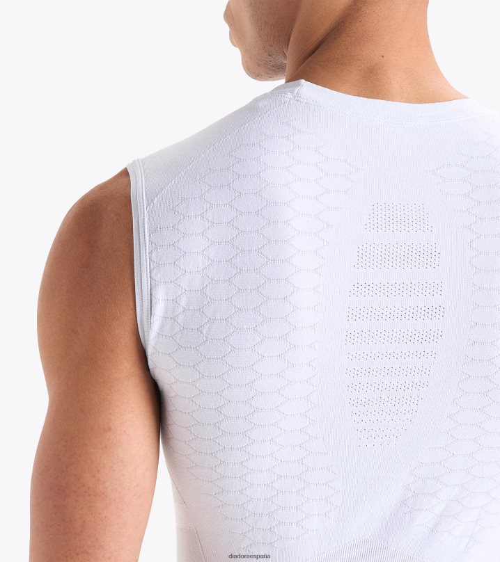 acto de camiseta sl 8T8H4Z428 blanco óptico hombres Diadora vestir