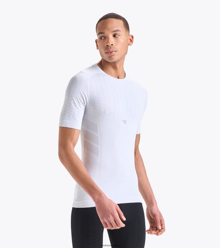 acto de camiseta ss 8T8H4Z392 blanco óptico hombres Diadora vestir