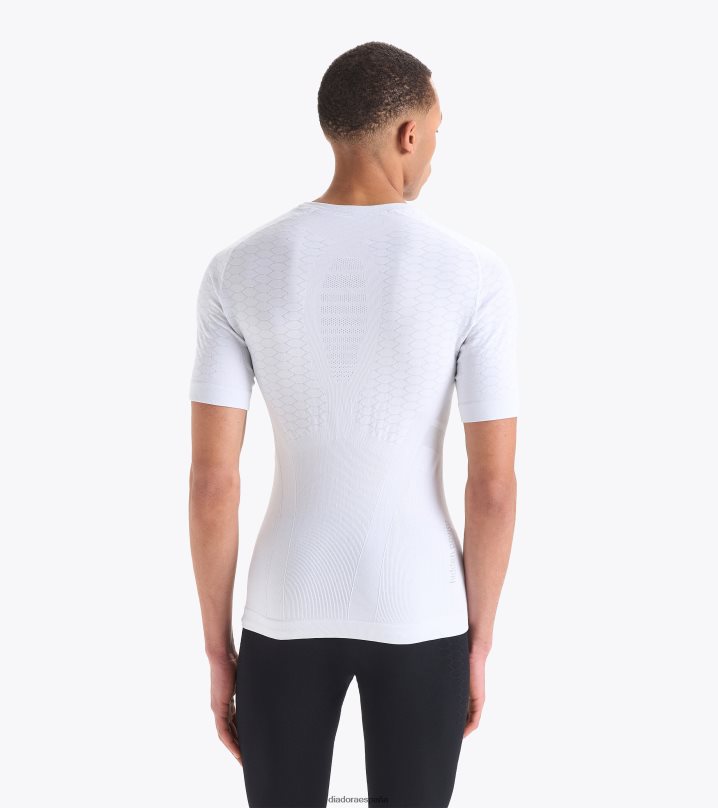 acto de camiseta ss 8T8H4Z392 blanco óptico hombres Diadora vestir