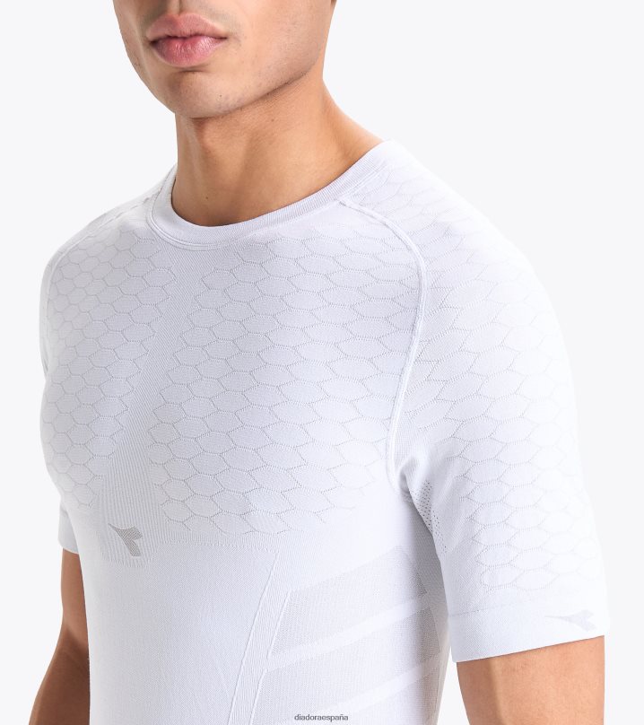 acto de camiseta ss 8T8H4Z392 blanco óptico hombres Diadora vestir