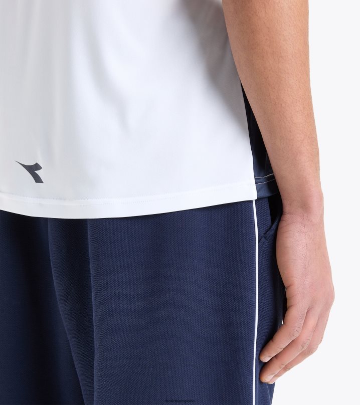 camiseta 8T8H4Z369 blanco óptico hombres Diadora vestir