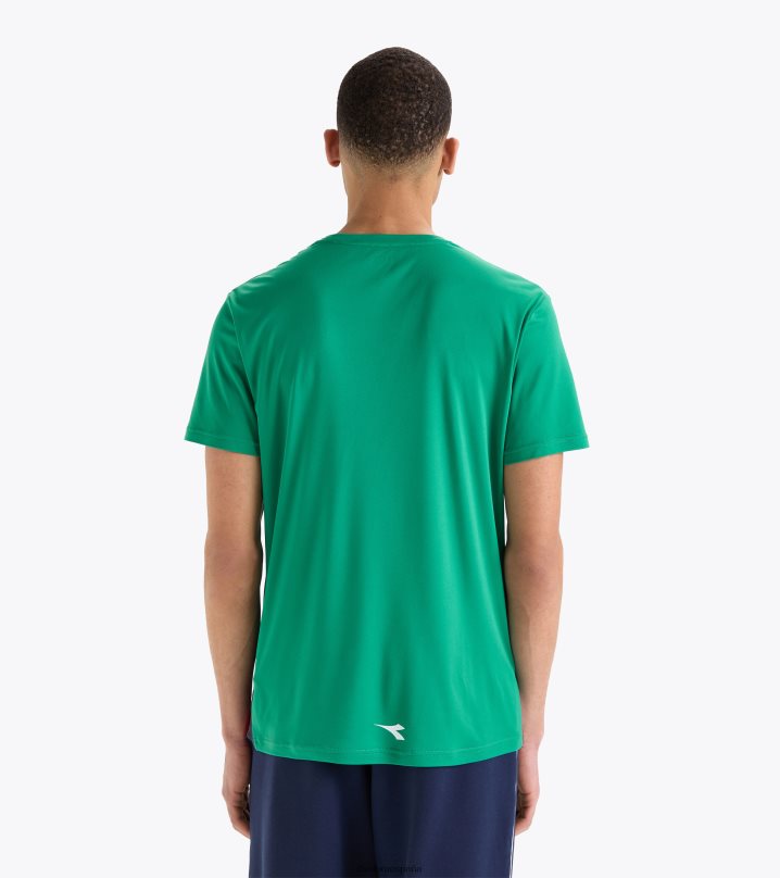 camiseta 8T8H4Z370 golf verde hombres Diadora vestir
