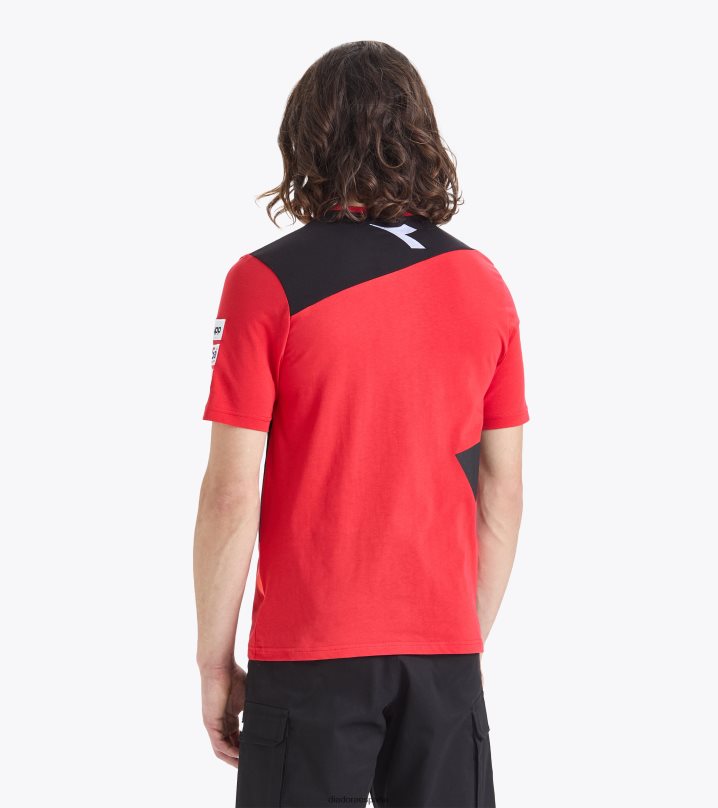 camiseta ducati réplica mgp23 8T8H4Z340 ducati mgp rojo/negro hombres Diadora vestir