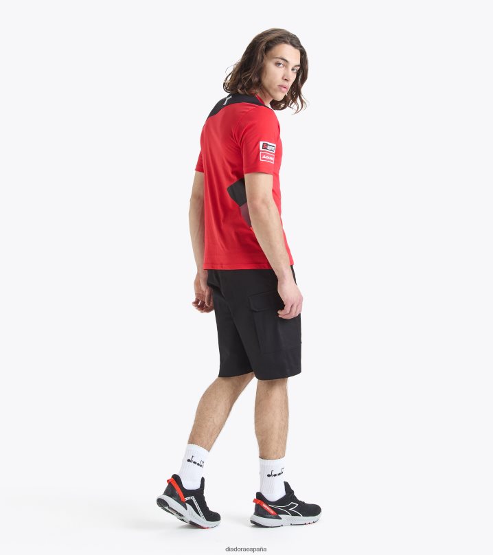 camiseta ducati réplica mgp23 8T8H4Z340 ducati mgp rojo/negro hombres Diadora vestir