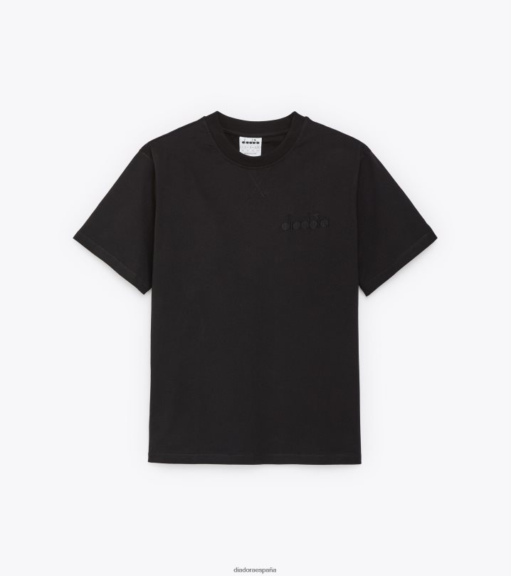 camiseta logo ss spw 8T8H4Z413 negro hombres Diadora vestir