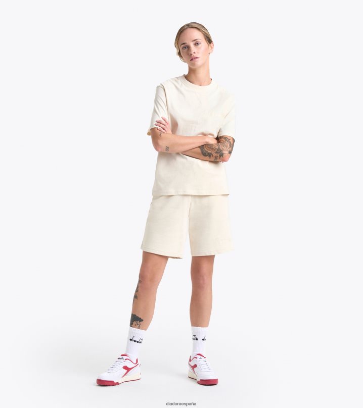 camiseta logo ss spw 8T8H4Z414 cisne blanco hombres Diadora vestir