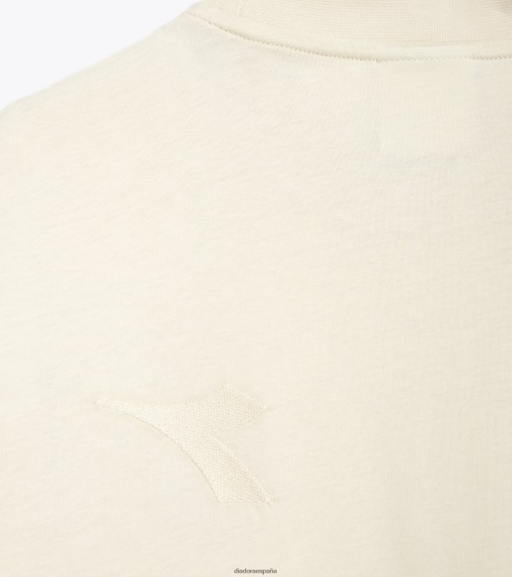 camiseta logo ss spw 8T8H4Z414 cisne blanco hombres Diadora vestir