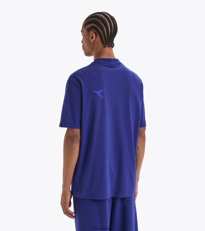 camiseta logo ss spw 8T8H4Z416 Plano hombres Diadora vestir