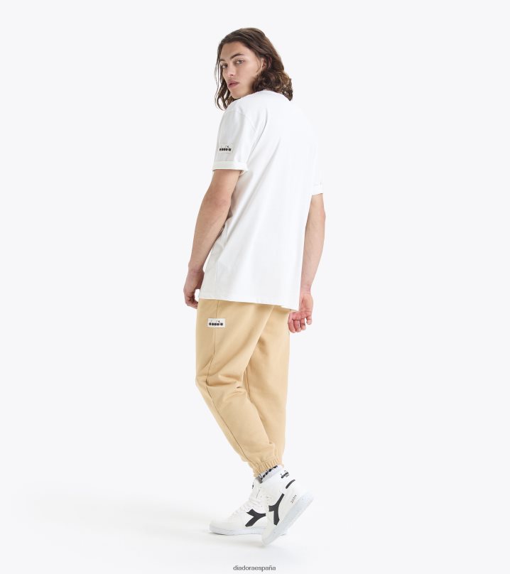 camiseta ss 2030 8T8H4Z288 leche de coco hombres Diadora vestir