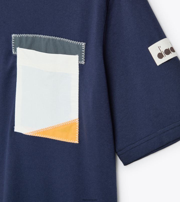 camiseta ss 2030 8T8H4Z289 corsario azul hombres Diadora vestir