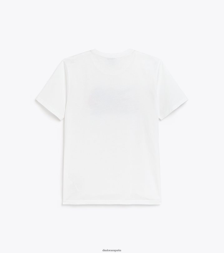 camiseta ss archivo 8T8H4Z472 blanco óptico hombres Diadora vestir