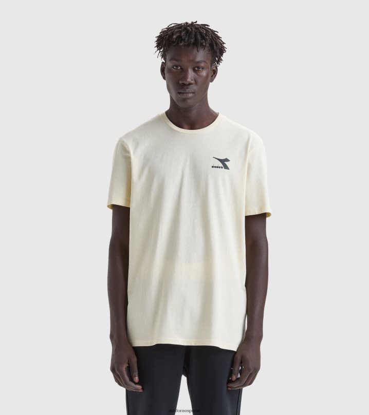 camiseta ss core 8T8H4Z477 blanco antiguo hombres Diadora vestir