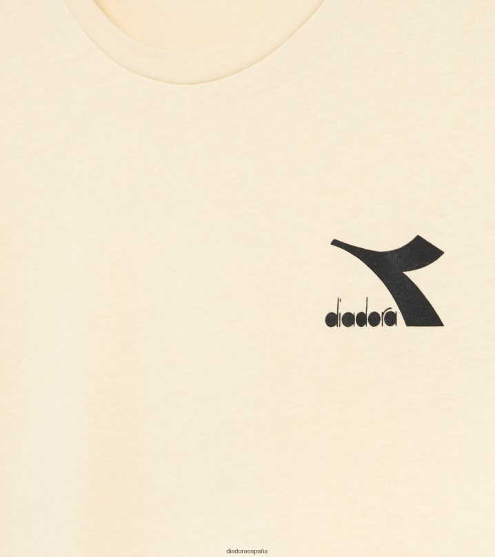 camiseta ss core 8T8H4Z477 blanco antiguo hombres Diadora vestir