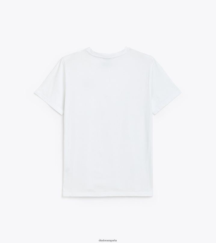 camiseta ss core 8T8H4Z480 blanco óptico hombres Diadora vestir