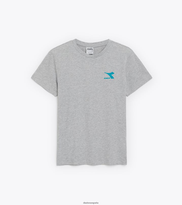 camiseta ss core 8T8H4Z483 melange gris medio claro hombres Diadora vestir