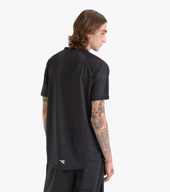 camiseta ss light be one ft 8T8H4Z363 negro hombres Diadora vestir