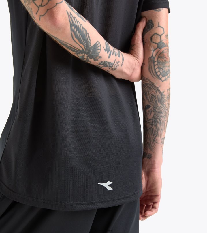 camiseta ss light be one ft 8T8H4Z363 negro hombres Diadora vestir