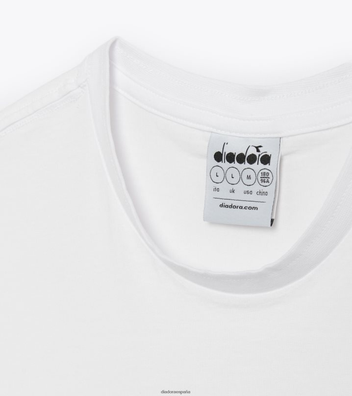 camiseta ss slam 8T8H4Z463 blanco óptico hombres Diadora vestir