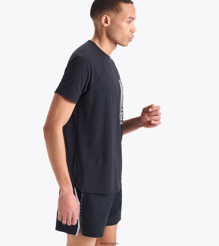 camiseta super light ss be one 8T8H4Z359 negro hombres Diadora vestir