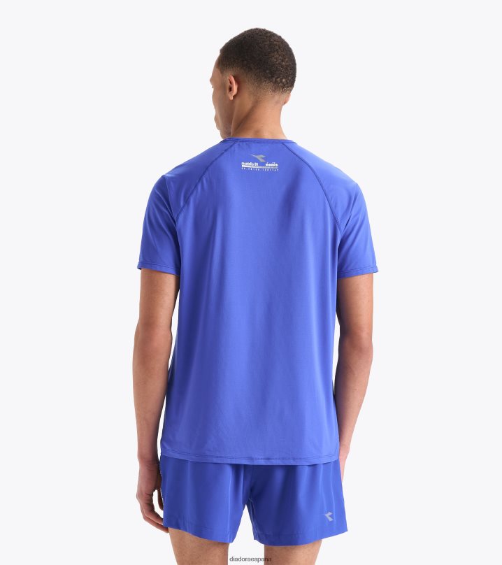 camiseta super light ss be one 8T8H4Z360 azul imperial hombres Diadora vestir