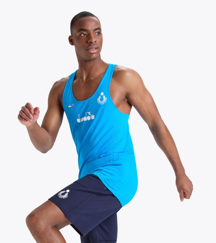 canotta gara uomo bv italia 8T8H4Z315 chaqueta azul marino hombres Diadora vestir