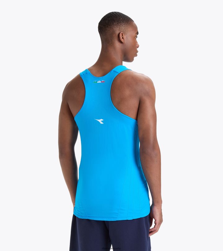 canotta gara uomo bv italia 8T8H4Z315 chaqueta azul marino hombres Diadora vestir