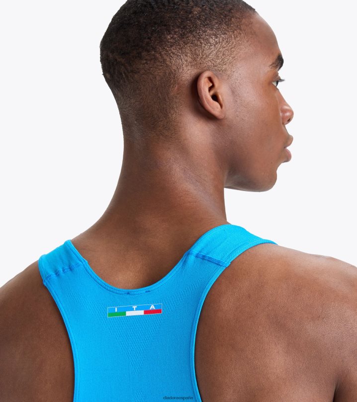 canotta gara uomo bv italia 8T8H4Z315 chaqueta azul marino hombres Diadora vestir