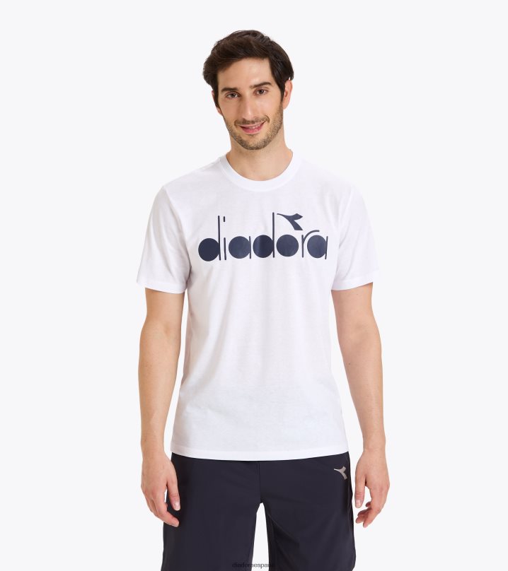 club de camisetas ss 8T8H4Z452 blanco óptico hombres Diadora vestir